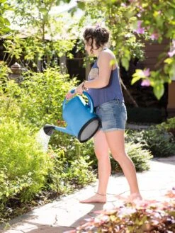 French Blue Watering Can -Plant Sale Shop 06341 1341 tif