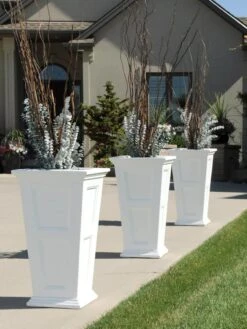 Fairfield Self-Watering Tall Patio Planters, 28” -Plant Sale Shop 39 342 106V tif