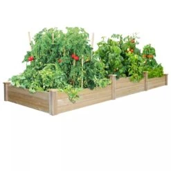 Pine Raised Garden Bed, 2'x4'x10.5" High -Plant Sale Shop 8588181 01V tif