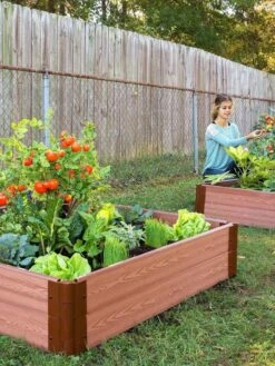 Composite Raised Bed With 1" Boards, 11" -Plant Sale Shop 8588269 03V tif