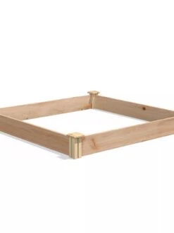 Cedar Raised Garden Bed, 4' X 4' X 6" -Plant Sale Shop 8591724 04V tif