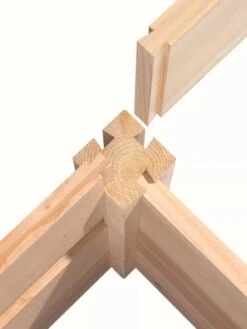 Cedar Raised Garden Bed, 4' X 4' X 6" -Plant Sale Shop 8591724 07V tif