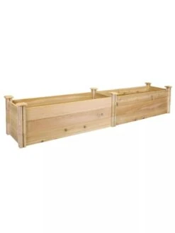 Premium Cedar Raised Garden Bed, 16" X 96" -Plant Sale Shop 8593824 01V greenes premium cedar raised garden bed