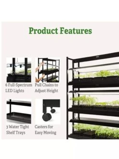 LED SunLite® High Intensity 3-Tier Garden 9 LED SunLite® High Intensity 3-Tier Garden -Plant Sale Shop 8596024 4