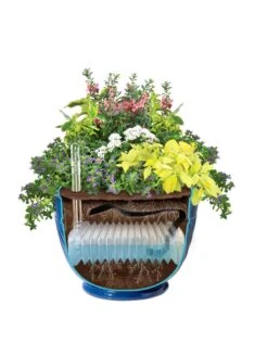 Mazzano Self-Watering Planters -Plant Sale Shop 8596570 SWMazzano19 Blue art tif