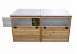 Garden In A Box Cedar Raised Bed With Greenhouse, 3' X 6' 11 Garden In A Box Cedar Raised Bed With Greenhouse, 3' X 6' -Plant Sale Shop 8597082 06V tif