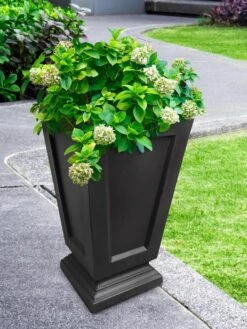 Kensington Self-Watering Tall Patio Planter, 25" -Plant Sale Shop 8598549 01V tif