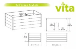 Urban Keyhole Garden 3' X 5' -Plant Sale Shop 8599297 05V tif