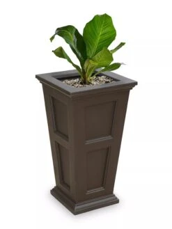 Fairfield Self-Watering Tall Patio Planters, 34” -Plant Sale Shop 8600109 06V tif