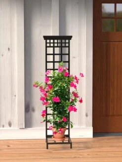 Mission-Style Planter Stand With Trellis 5 Mission-Style Planter Stand With Trellis -Plant Sale Shop 8600111 01V tif