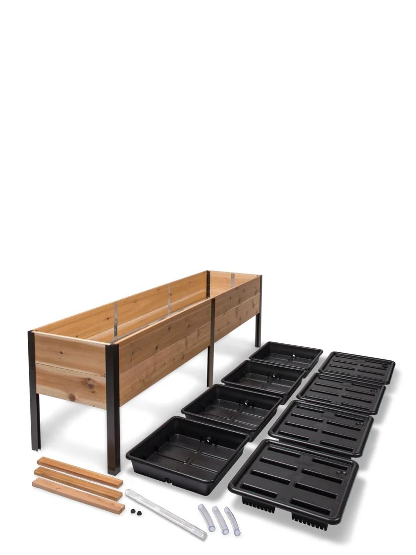 Self-Watering Elevated Planter Box, 2' X 8' 7 Self-Watering Elevated Planter Box, 2' X 8' - Image 7