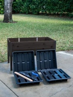 Self-Watering Eco-Stained Elevated Planter Box, 2' X 4' 9 Self-Watering Eco-Stained Elevated Planter Box, 2' X 4' -Plant Sale Shop 8608964 6001 tif