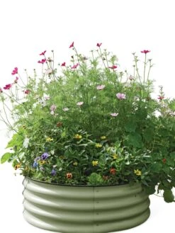 Birdies™ Round Metal Raised Bed -Plant Sale Shop 8609150 006525 tif