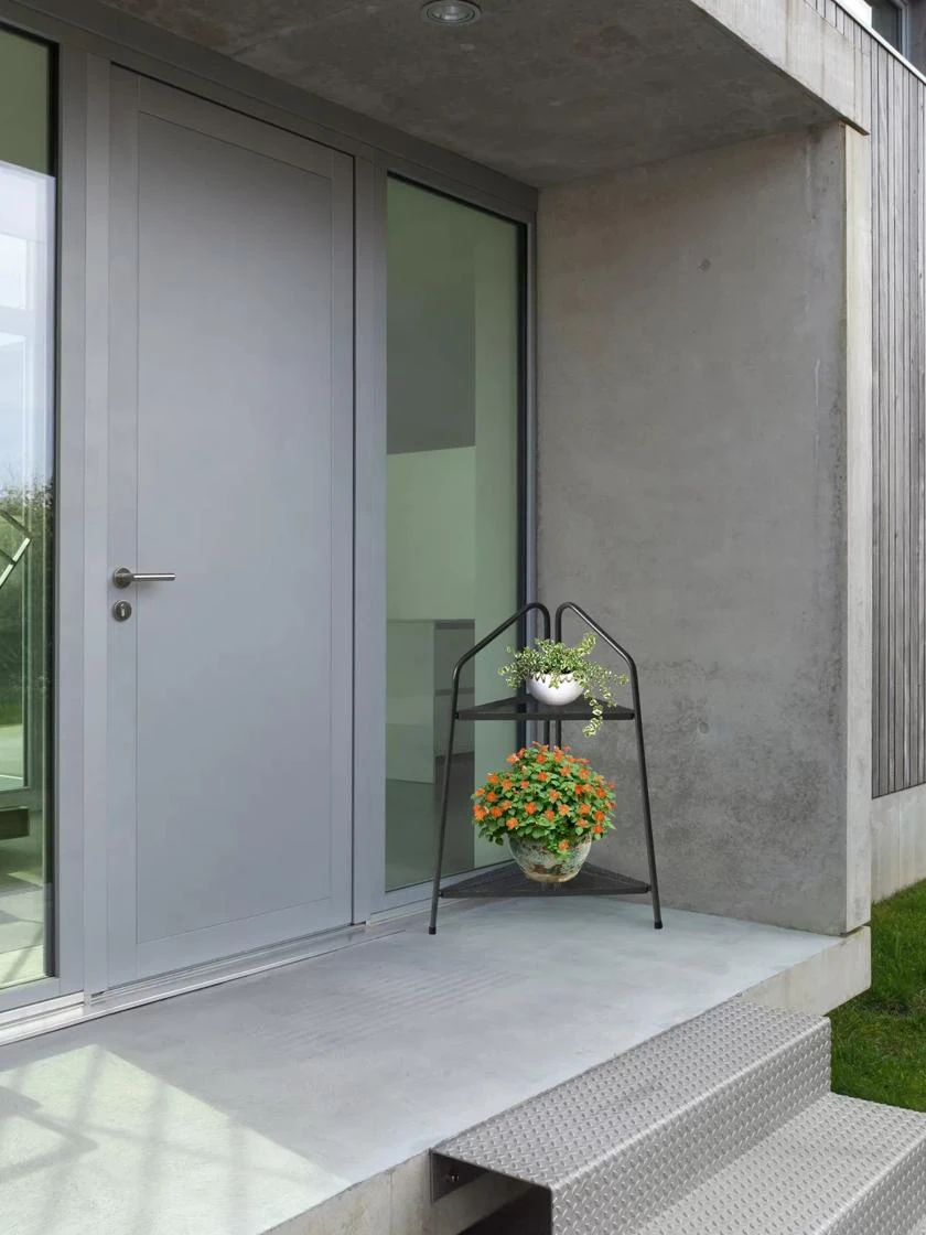 Modern Metal Plant Shelves 3 Modern Metal Plant Shelves - Image 3