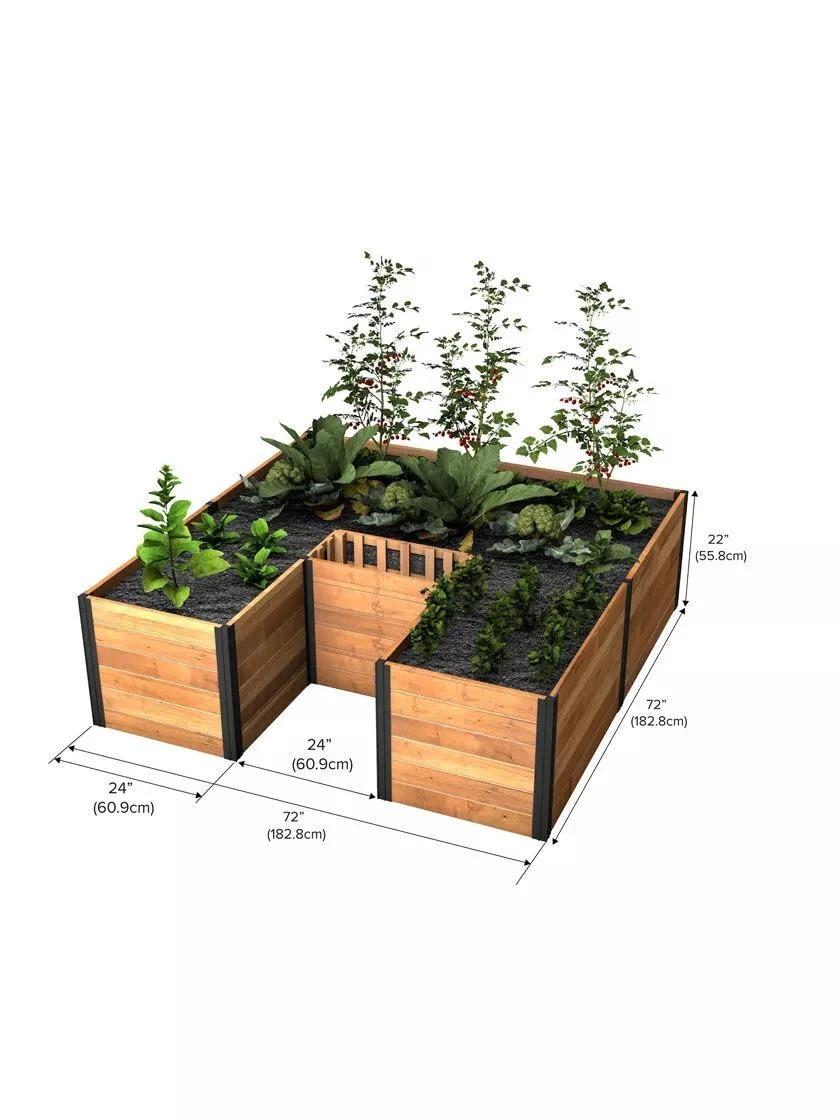 Vita Mezza Keyhole Garden 6’x6’ 2 Vita Mezza Keyhole Garden 6’x6’ - Image 2