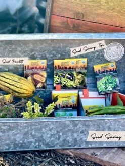 Deluxe Galvanized Seed Saver Kit -Plant Sale Shop 8610573 01PART tif