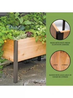 Elevated Planter Box, 2' X 4' -Plant Sale Shop 8610894 3