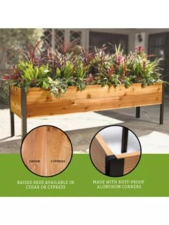 Elevated Planter Box, 2' X 8' -Plant Sale Shop 8610895 3