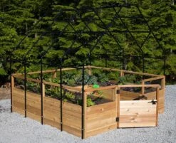 Garden In A Box With Greenhouse, 8' X 8' -Plant Sale Shop 8611033 03V jpg