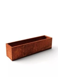 Veradek Metallic Series Corten Steel Window Box Planter, 36" -Plant Sale Shop 8611609 05V tif