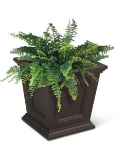 Fairfield Self-Watering Square Planter, 16” X 16” -Plant Sale Shop 8611695 04V tif
