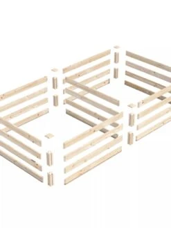 Pine Raised Garden Beds, 4'x8' -Plant Sale Shop 8612238 01V jpg