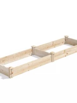 Pine Raised Garden Bed, 2' X 8' -Plant Sale Shop 8612243 03V jpg