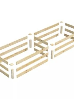 Pine Raised Garden Bed, 2' X 8' -Plant Sale Shop 8612244 01V jpg