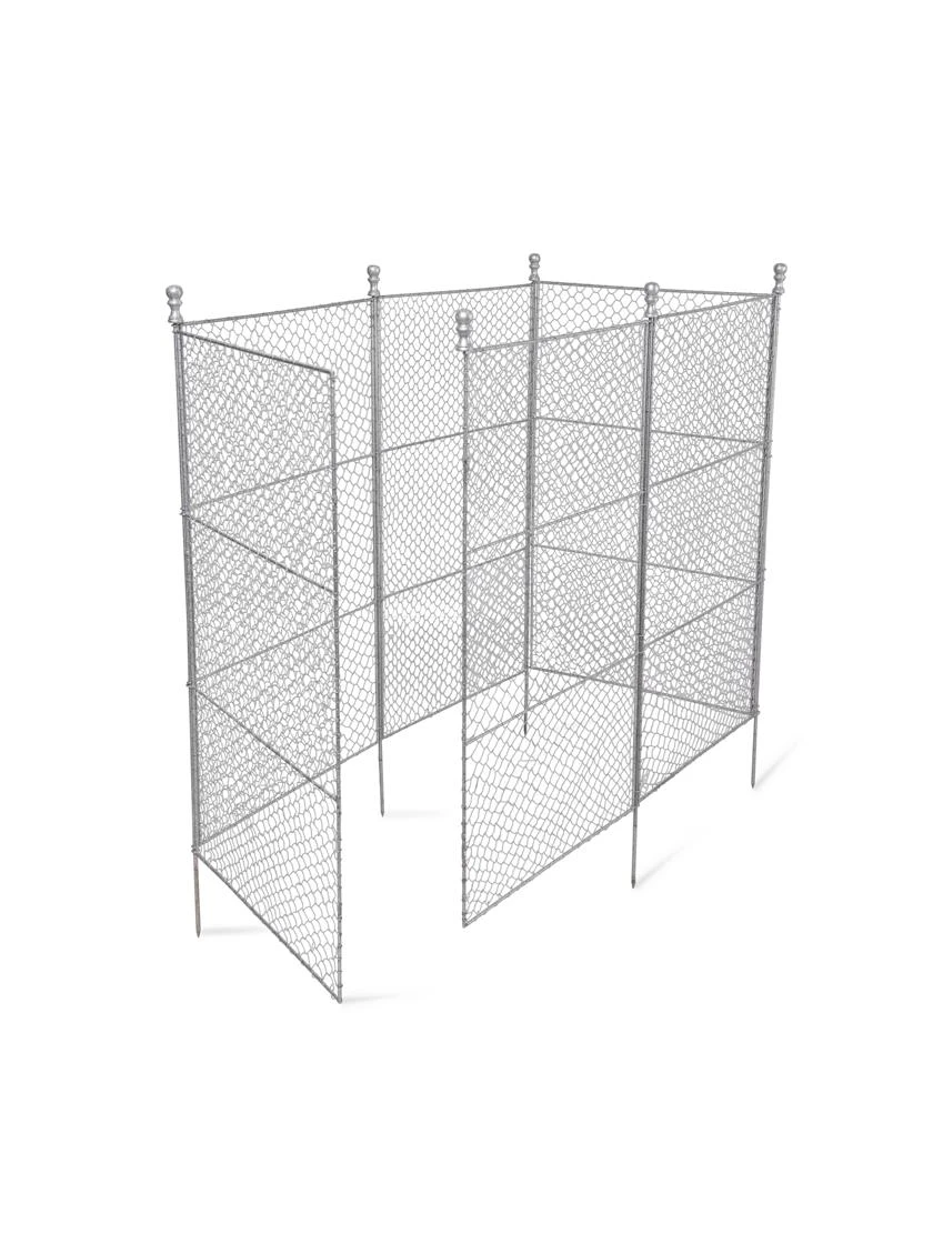 Tall Chicken Wire Critter Fence With Gate 9 Tall Chicken Wire Critter Fence With Gate - Image 9