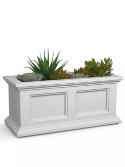 Fairfield Self-Watering Window Box, 2’ -Plant Sale Shop 8613268 12V tif