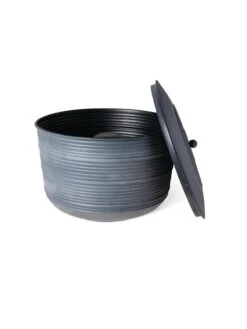 Ribbed Hose Pot With Lid -Plant Sale Shop 8613332 5803
