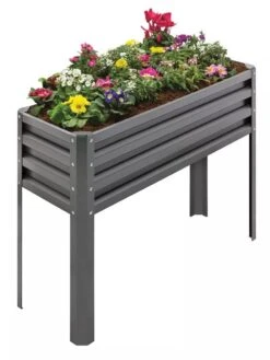 Metal Double Height Raised Garden Bed -Plant Sale Shop 8613688 01V 3 4