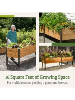 Self-Watering Elevated Planter Box, 2' X 8' 17 Self-Watering Elevated Planter Box, 2' X 8' -Plant Sale Shop b00eow8fhu raisedbed feature 2
